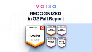 Voiso Recognized as Leader in G2 Awards for Fall 2025